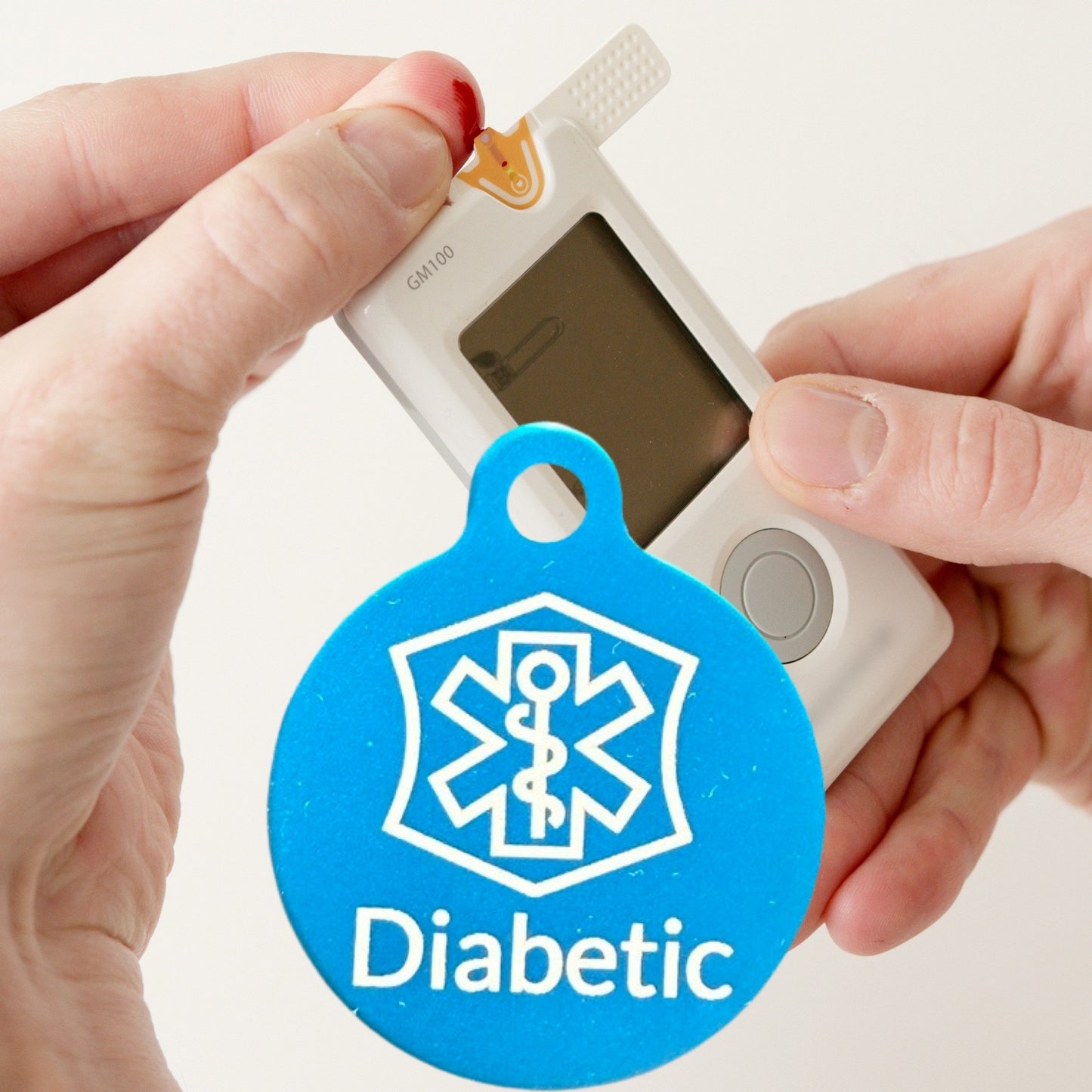 Laser Engraved Circle Medical ID Tags- Multiple Colors & Choices