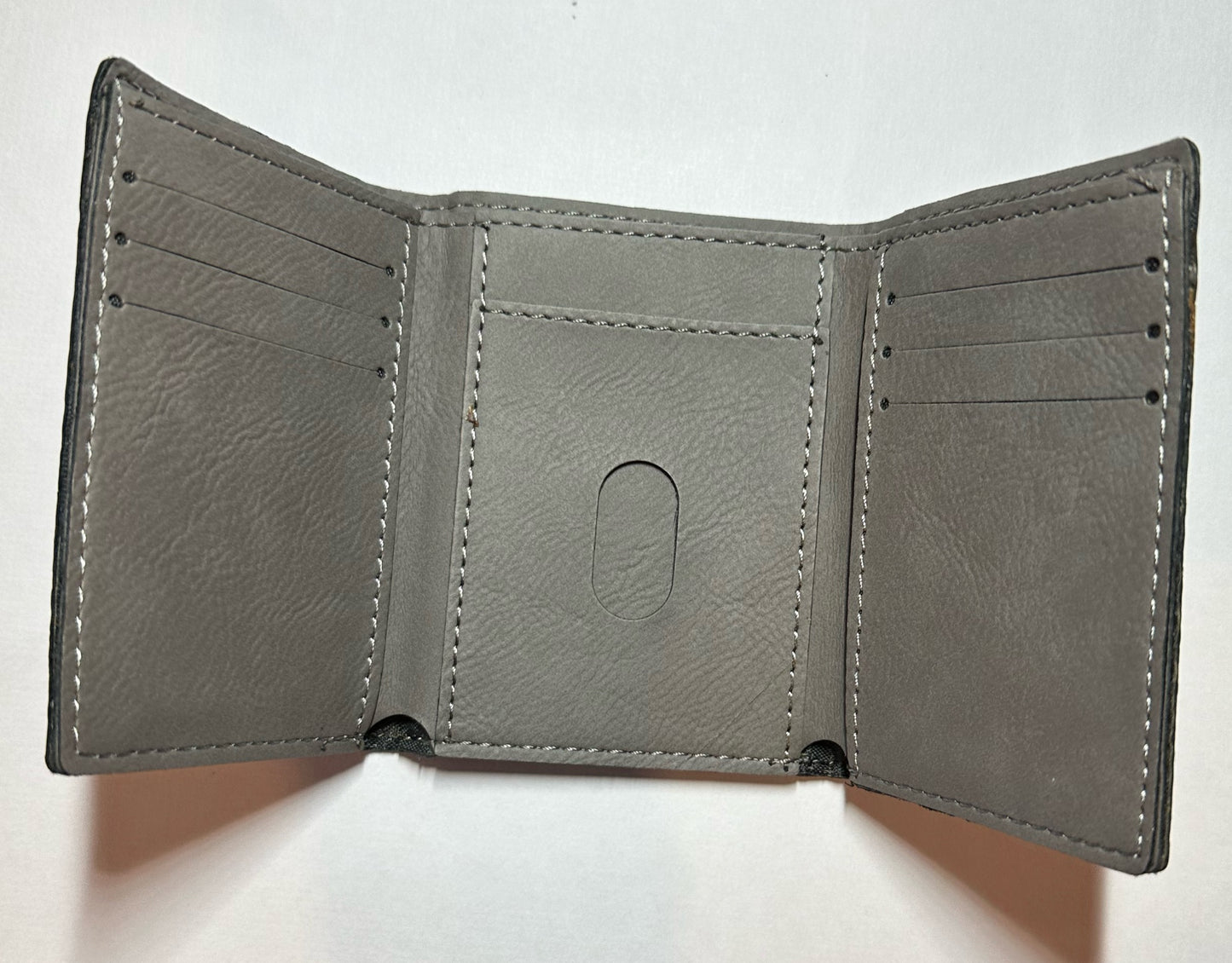 Tri-Fold Laser Engraved Wallets- Multiple Choices